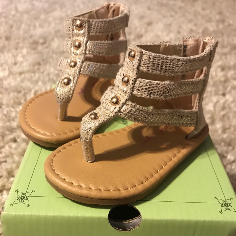 Infant girl gladiator sandals size 3